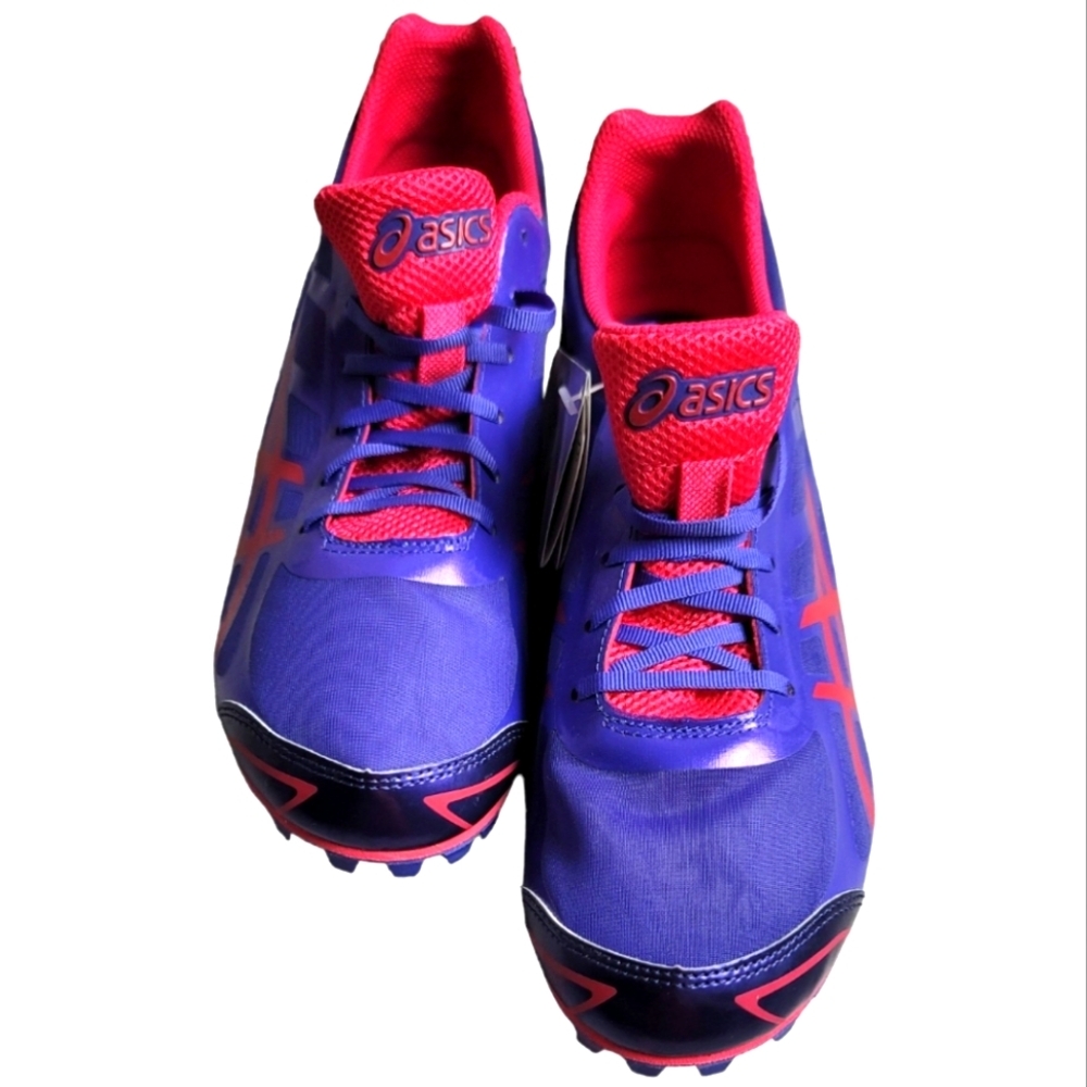 **NWT** ASICS Track Hyper-ROCKET Girl Hot Punch/Purple Spike/Cleat Shoes